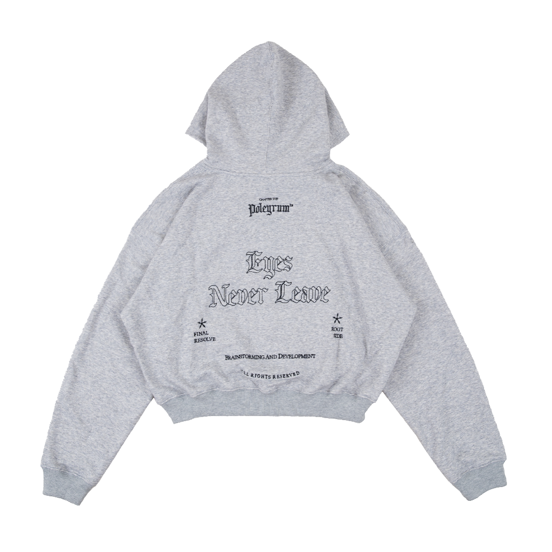 Poleyrum Kern Hoodie - Light Grey - Image 2