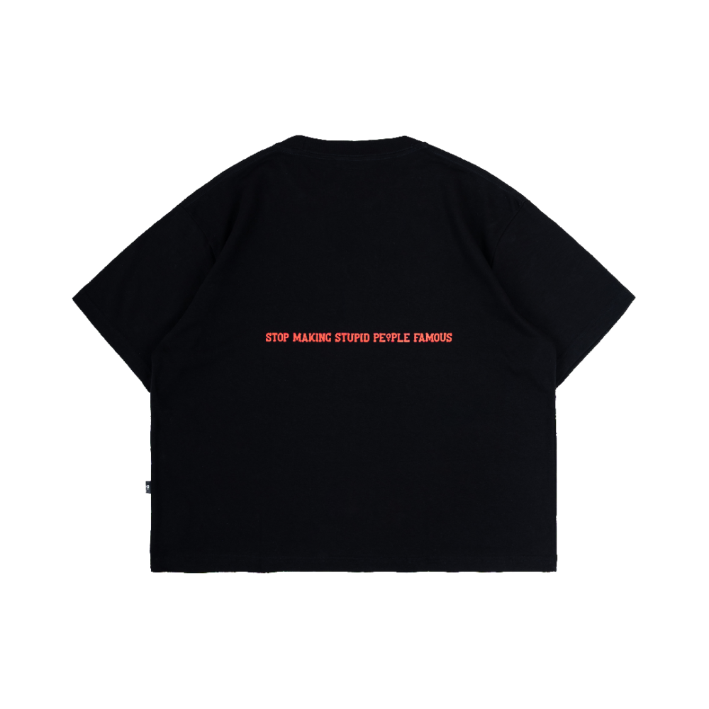 Alternative view of Poleyrum Boards Boxy T-Shirt - Black