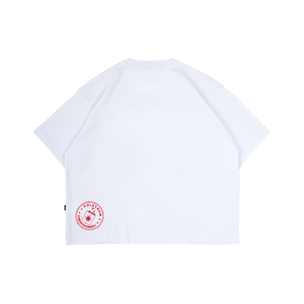 Alternative view of Poleyrum Classified Boxy T-Shirt - White