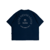 Poleyrum Grist Boxy T-Shirt - Navy