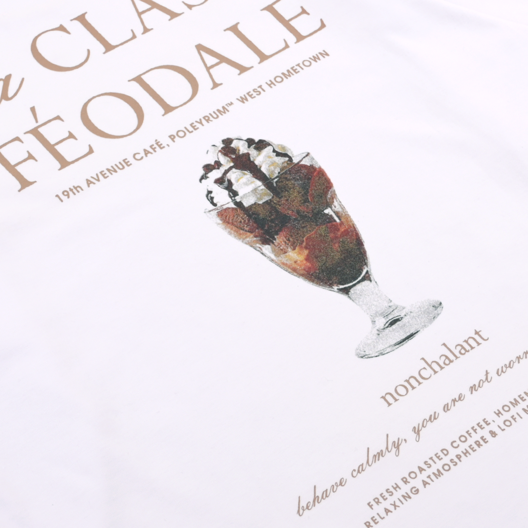 Poleyrum Nonchalant Long Sleeve T-Shirt - White - Image 3