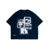 Poleyrum Revelation Boxy T-Shirt - Navy