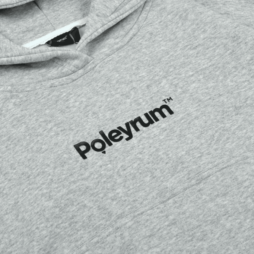 Alternative view of Poleyrum Core Hoodie - Light Grey