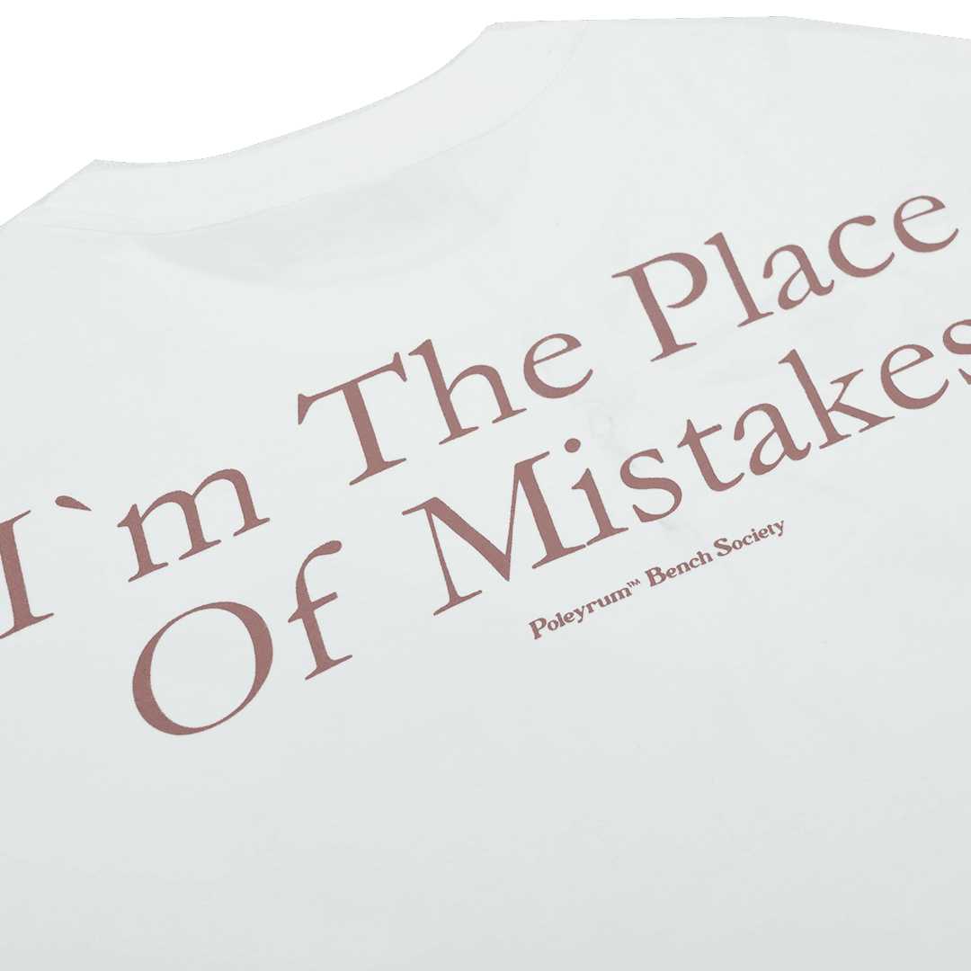 Poleyrum Muse Oversized T-Shirt - Broken White - Image 4