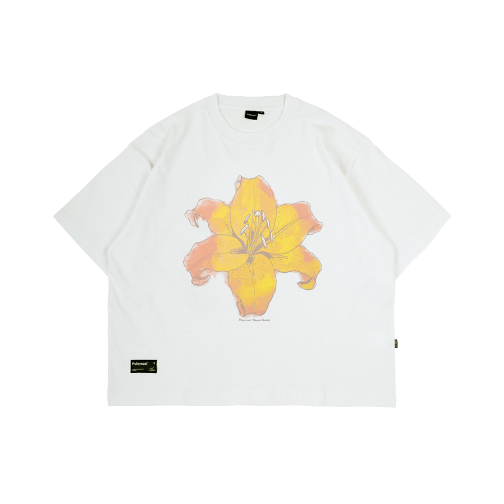 Poleyrum Plastics Oversized T-Shirt - Broken White