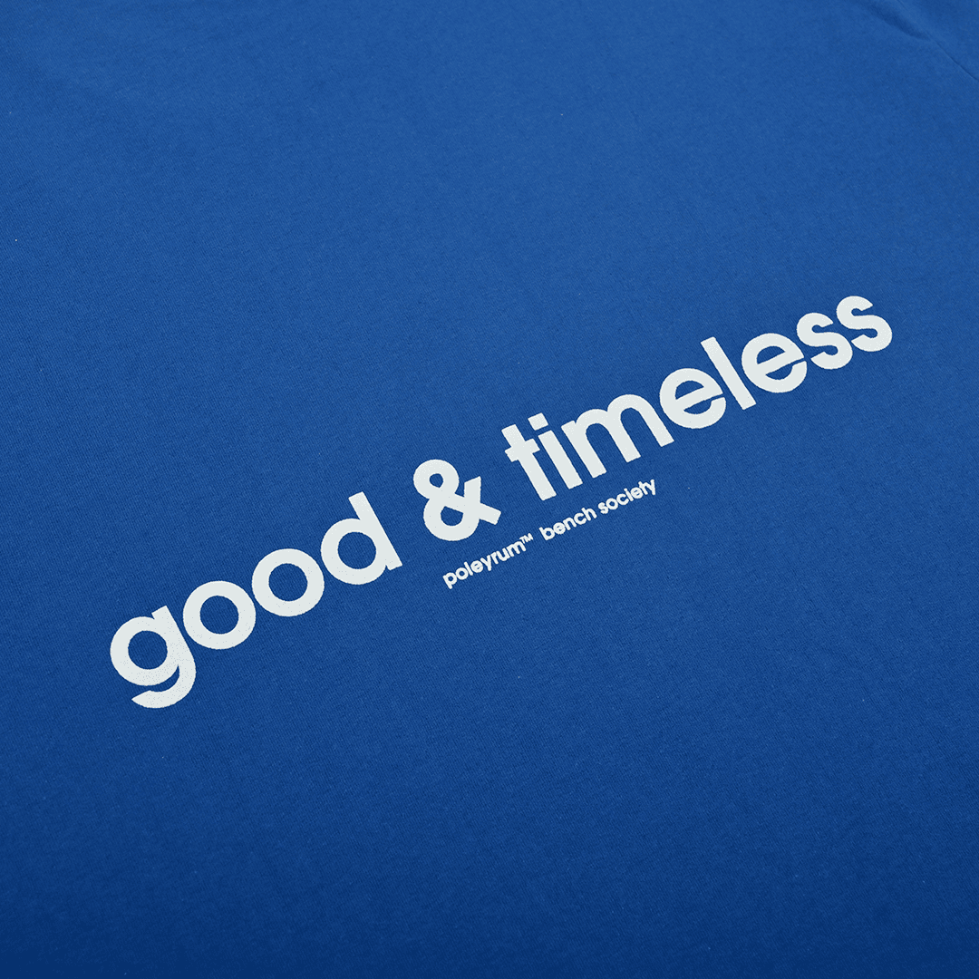 Poleyrum Timeless Boxy T-Shirt - Blue - Image 4