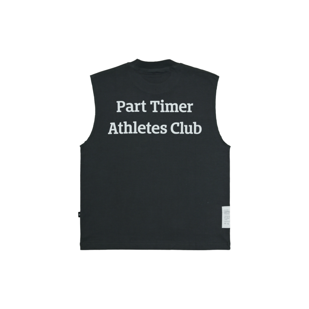 Alternative view of Poleyrum Freelance Sleeveless Tee - Dark Grey