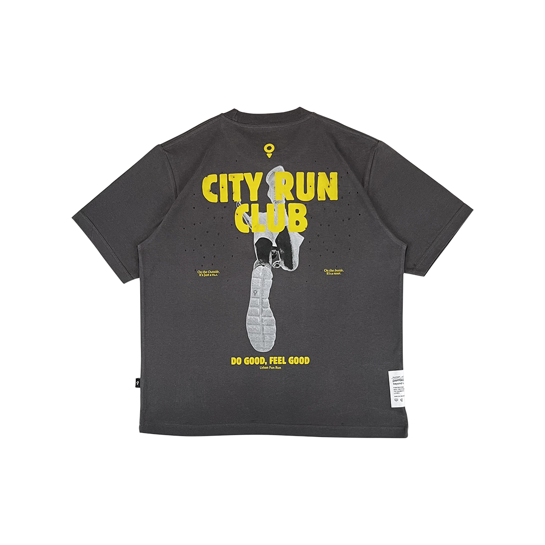Poleyrum City Run Ventilated T-Shirt - Grey - Image 2