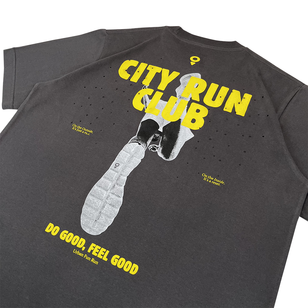 Poleyrum City Run Ventilated T-Shirt - Grey - Image 4