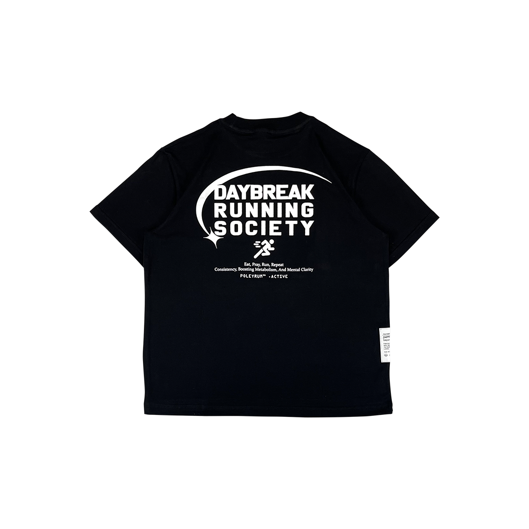 Poleyrum Daybreak Running Shirt - Black - Image 2