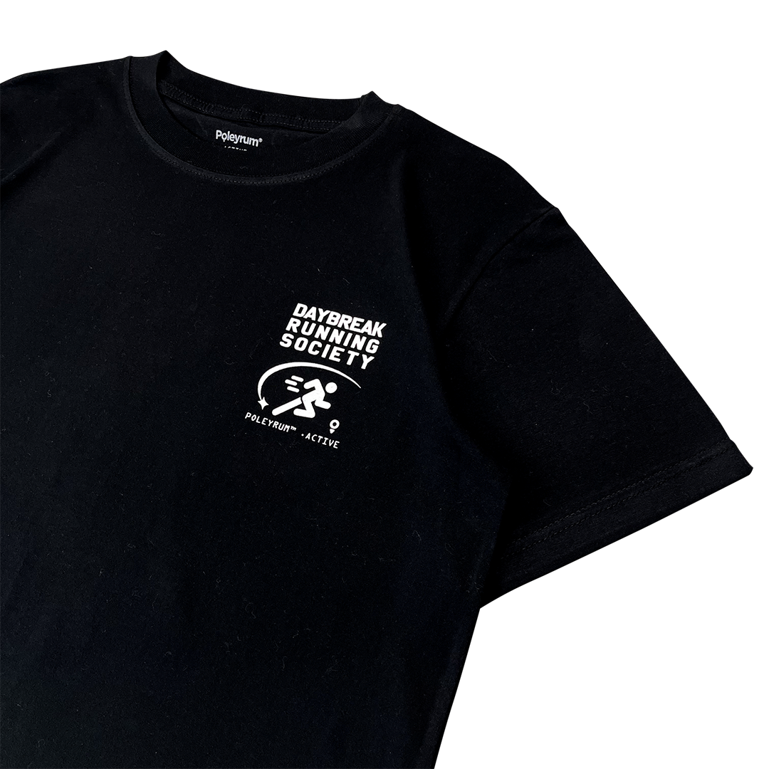 Poleyrum Daybreak Running Shirt - Black - Image 3