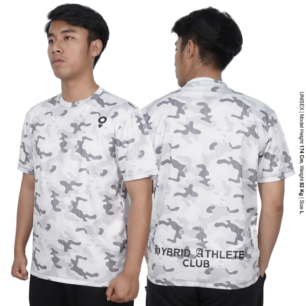 Poleyrum Hybrid Running Tee - Urban Camo - Image 3