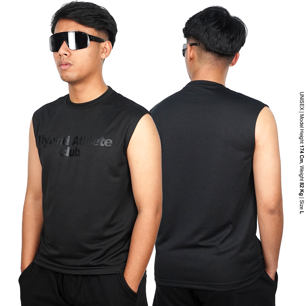 Poleyrum Stride Sleeveless Jersey - Black - Image 4