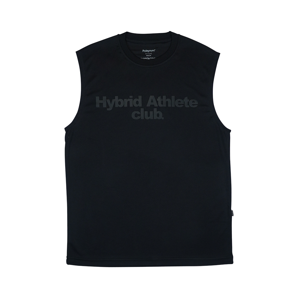 Poleyrum Stride Sleeveless Jersey - Black