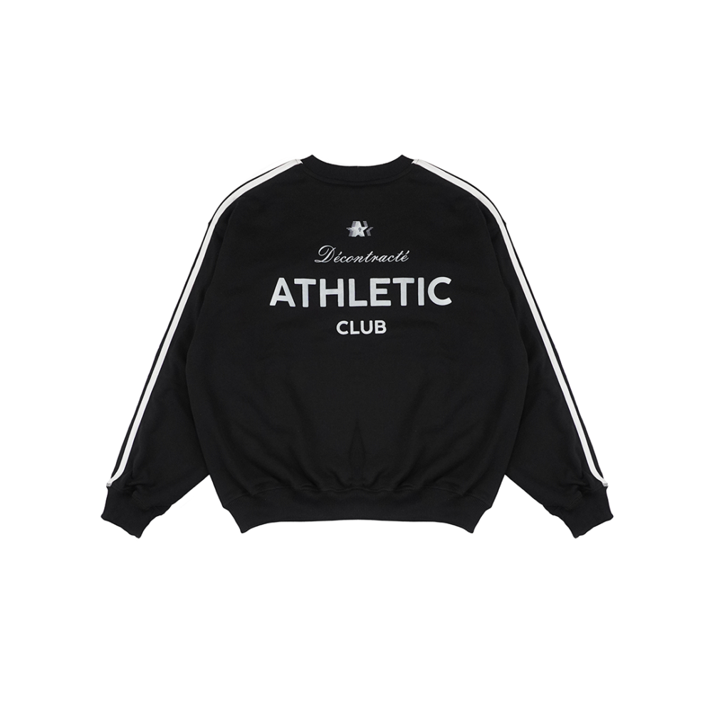 Alternative view of Poleyrum Decontracte Crewneck - Black