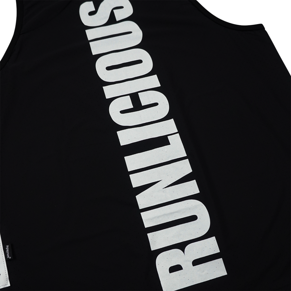 Poleyrum Runlicious Running Singlet - Black - Image 4