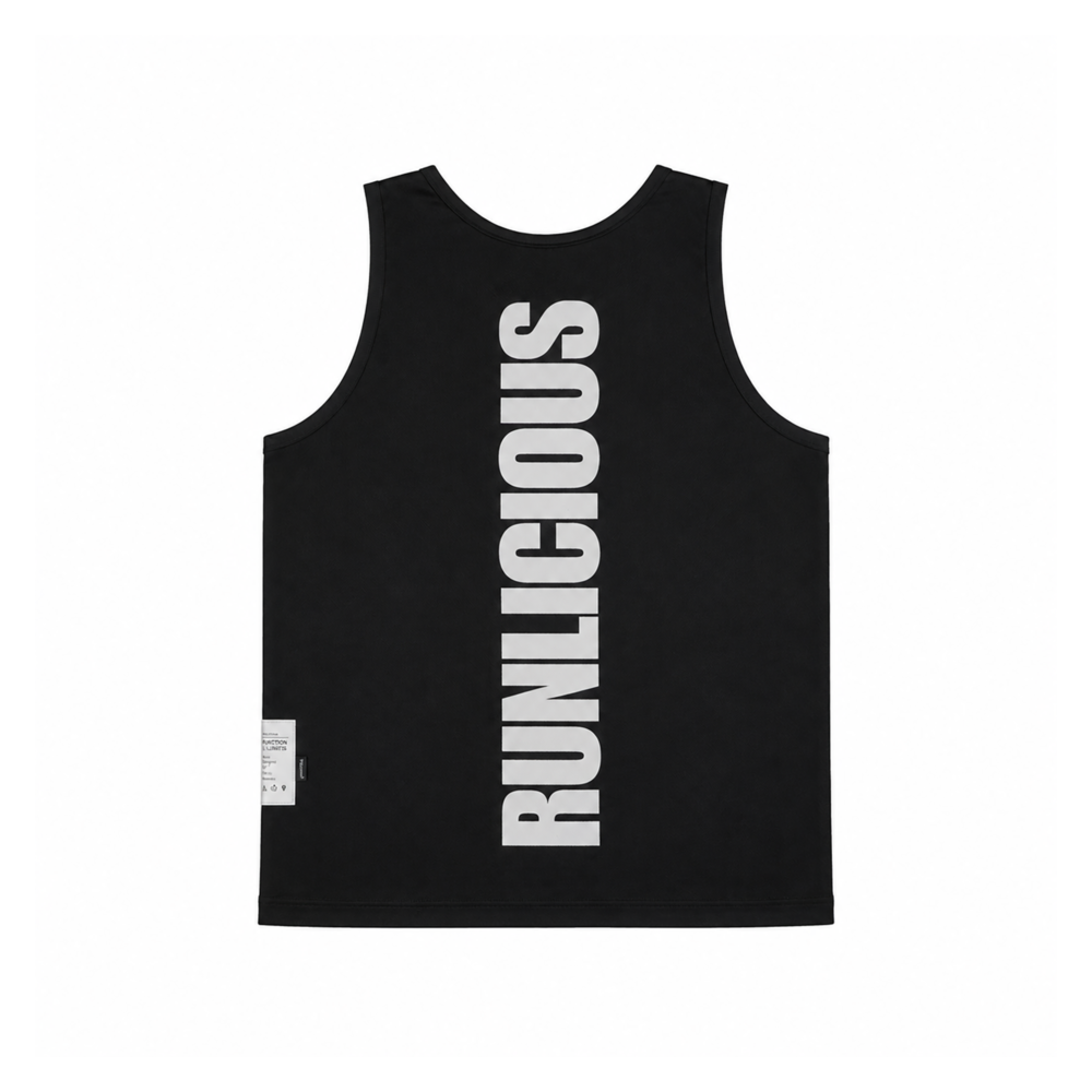 Poleyrum Runlicious Running Singlet - Black