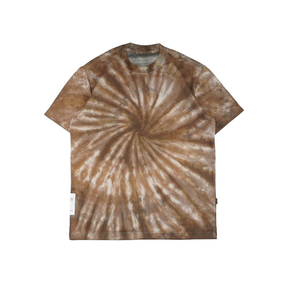 Poleyrum Terra Tie Dye T-Shirt - Brown