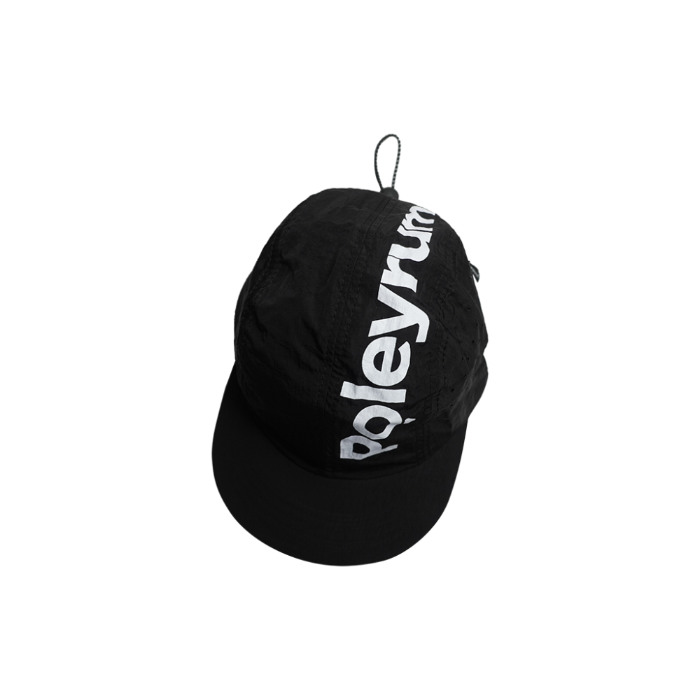 Poleyrum Aero 5-Panel Running Cap - Black