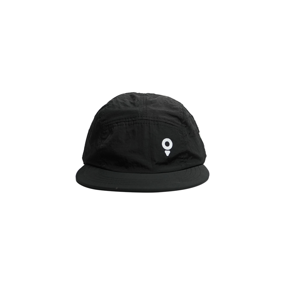 Poleyrum Icon 5-Panel Running Cap - Black