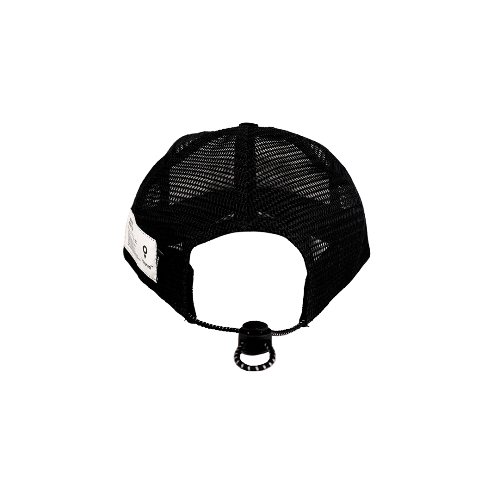 Poleyrum Weekly Runner 5-Panel Running Cap - White & Black - Image 4