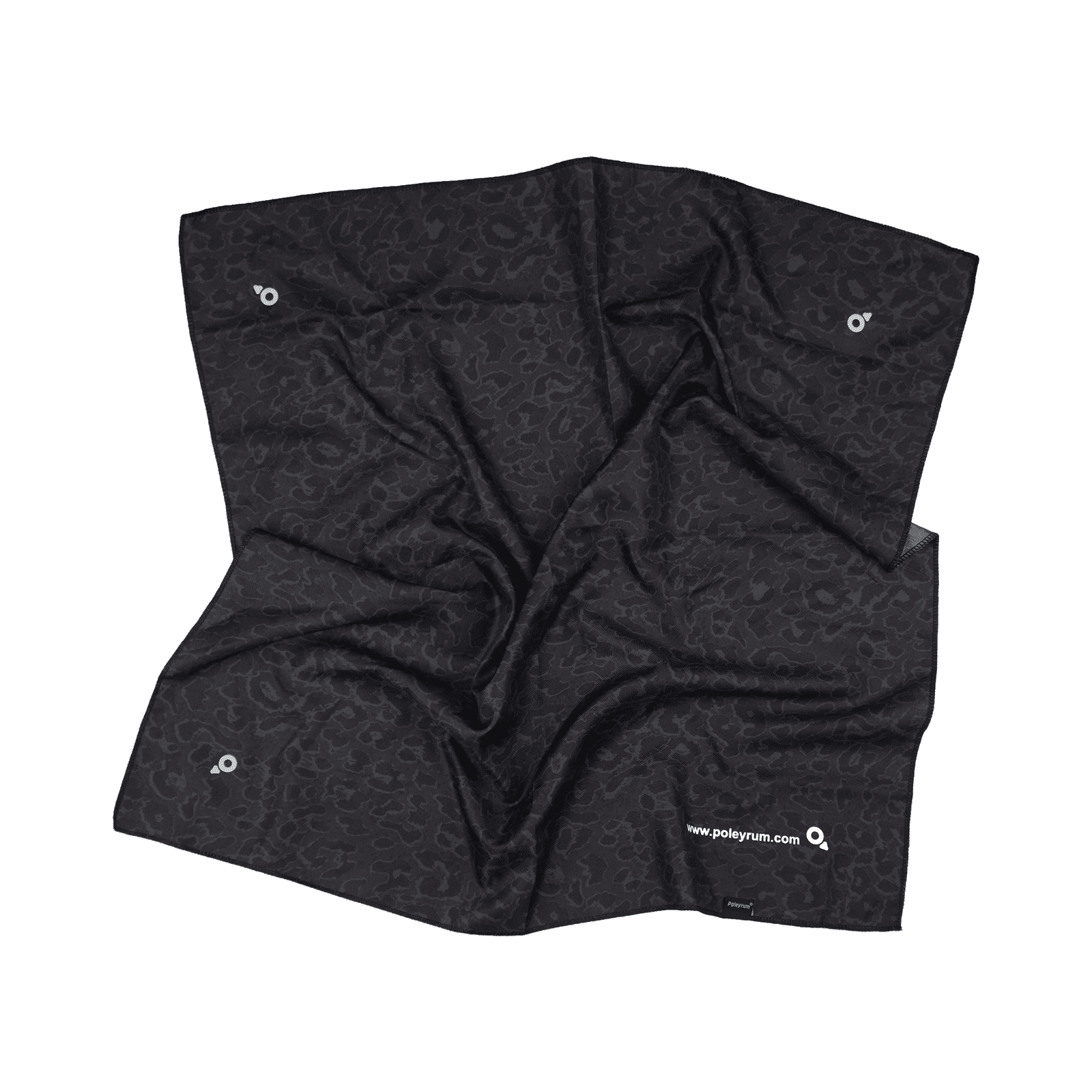 Poleyrum Dusk Bandana-Running Headband Scarf - Dark Grey - Image 2