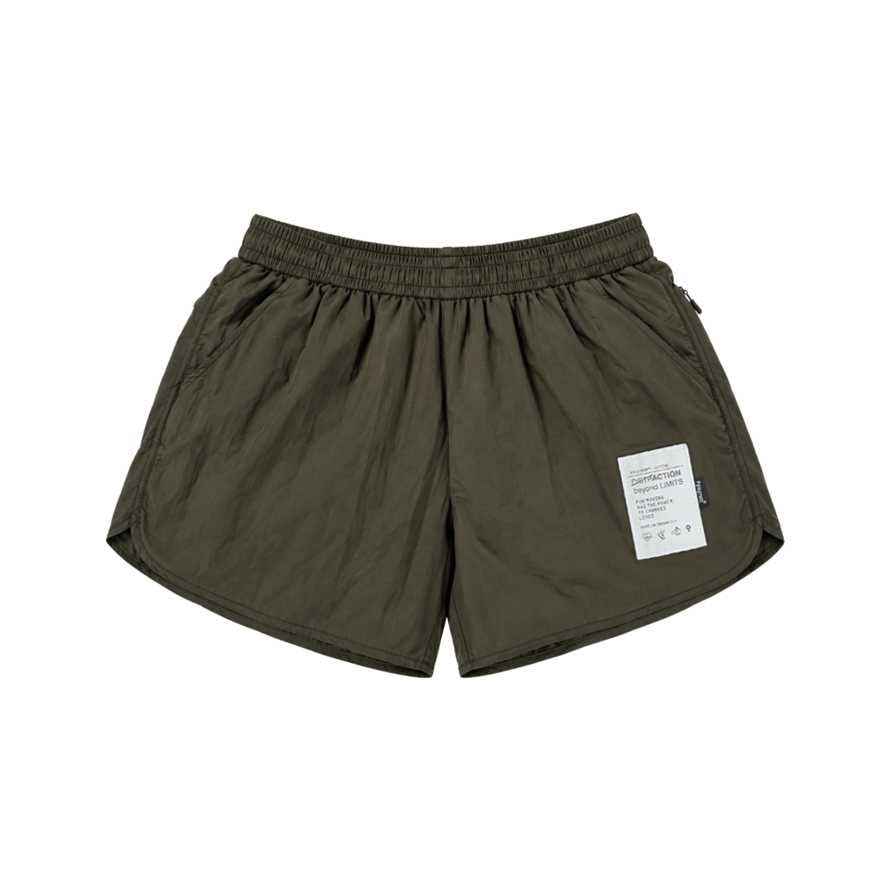 Poleyrum Jungle Running Shorts Single Layer - Army Green