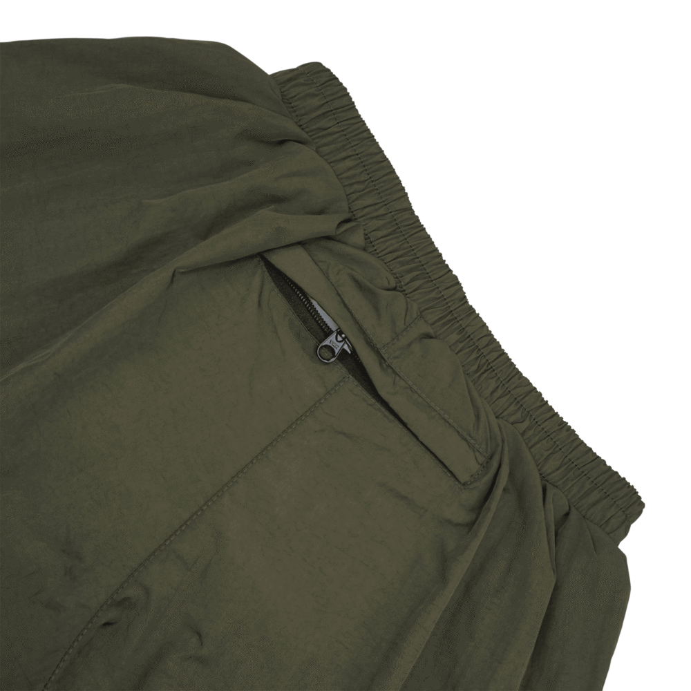 Poleyrum Jungle Running Shorts Single Layer - Army Green - Image 3