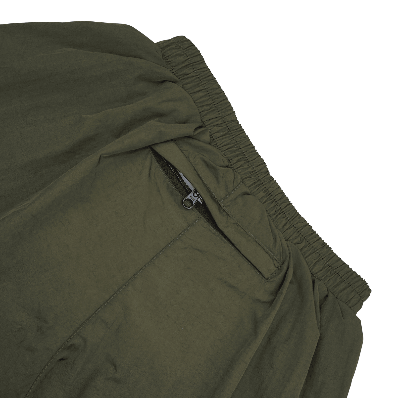 Poleyrum Jungle Running Shorts Double Layer - Army Green - Image 3