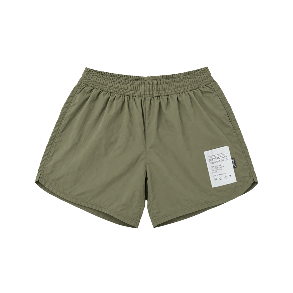 Poleyrum Jungle Running Shorts Single Layer - Olive Green