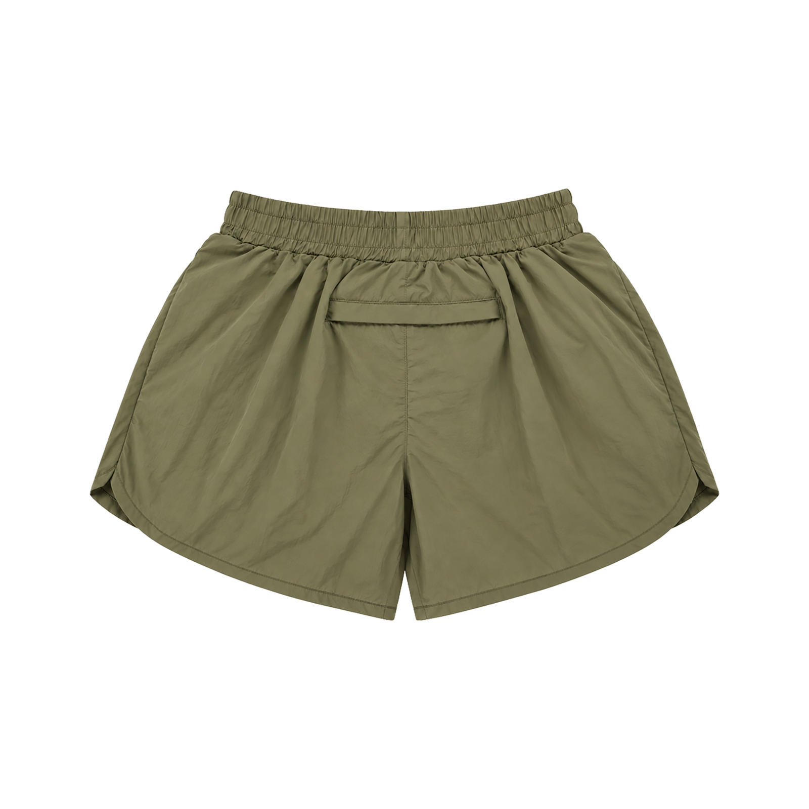 Poleyrum Jungle Running Shorts Single Layer - Olive Green - Image 2