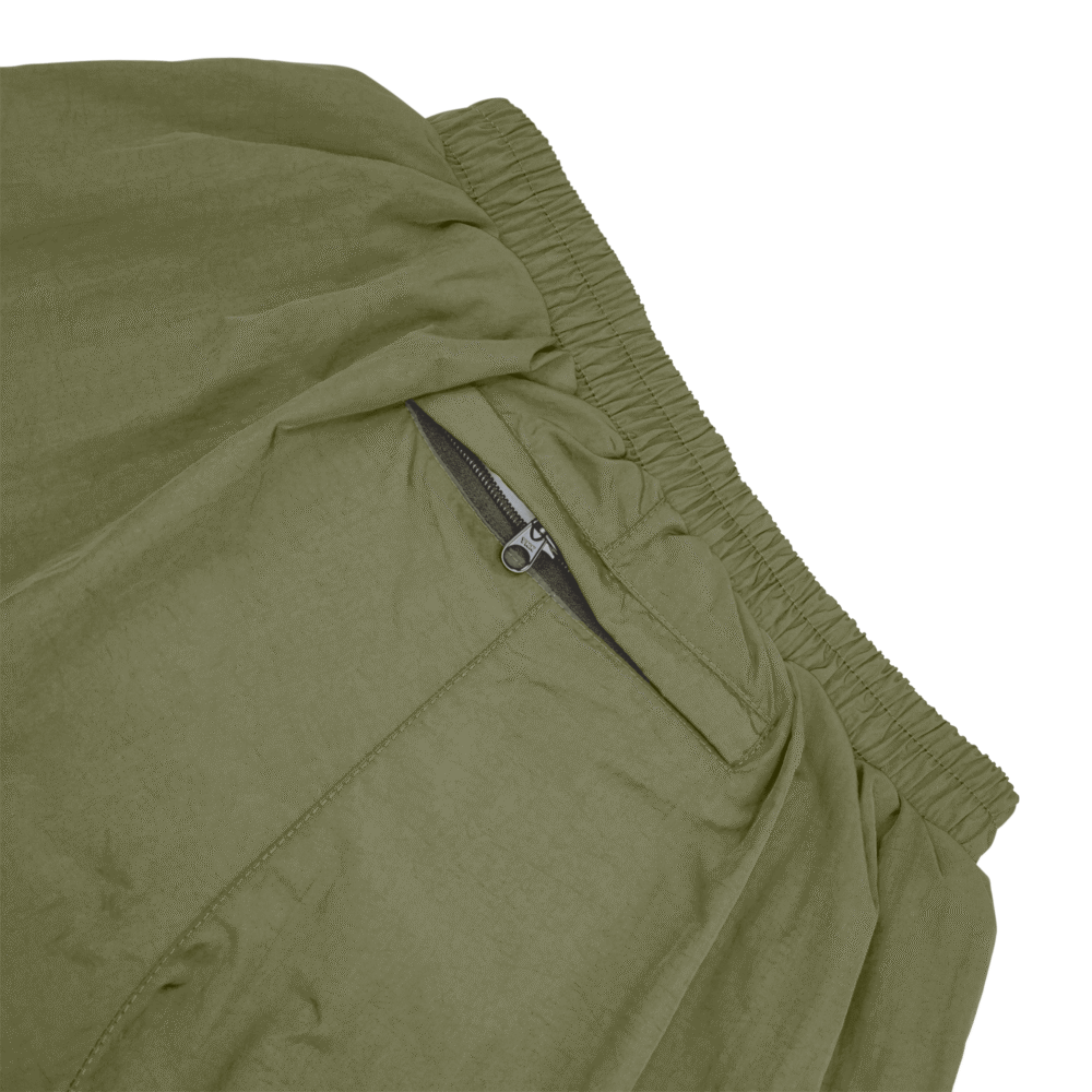 Poleyrum Jungle Running Shorts Double Layer - Olive Green - Image 3