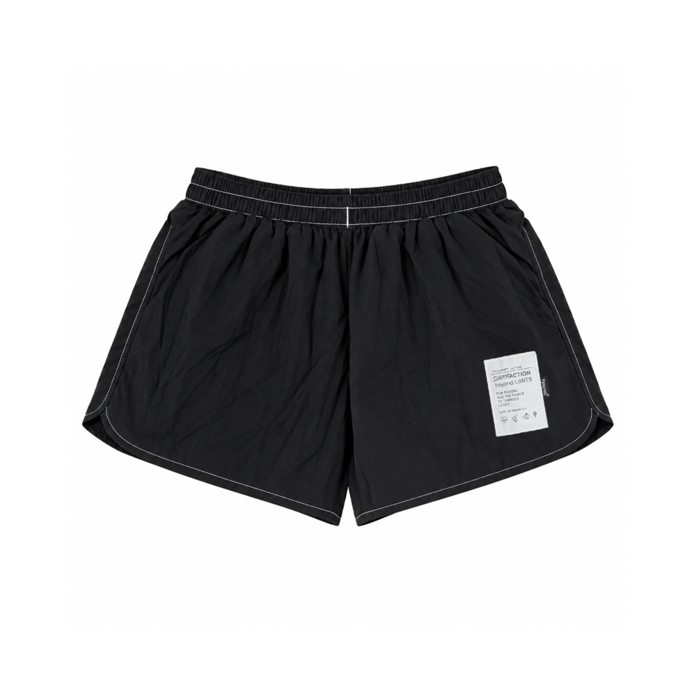 Poleyrum Panther Running Shorts Single Layer - Black