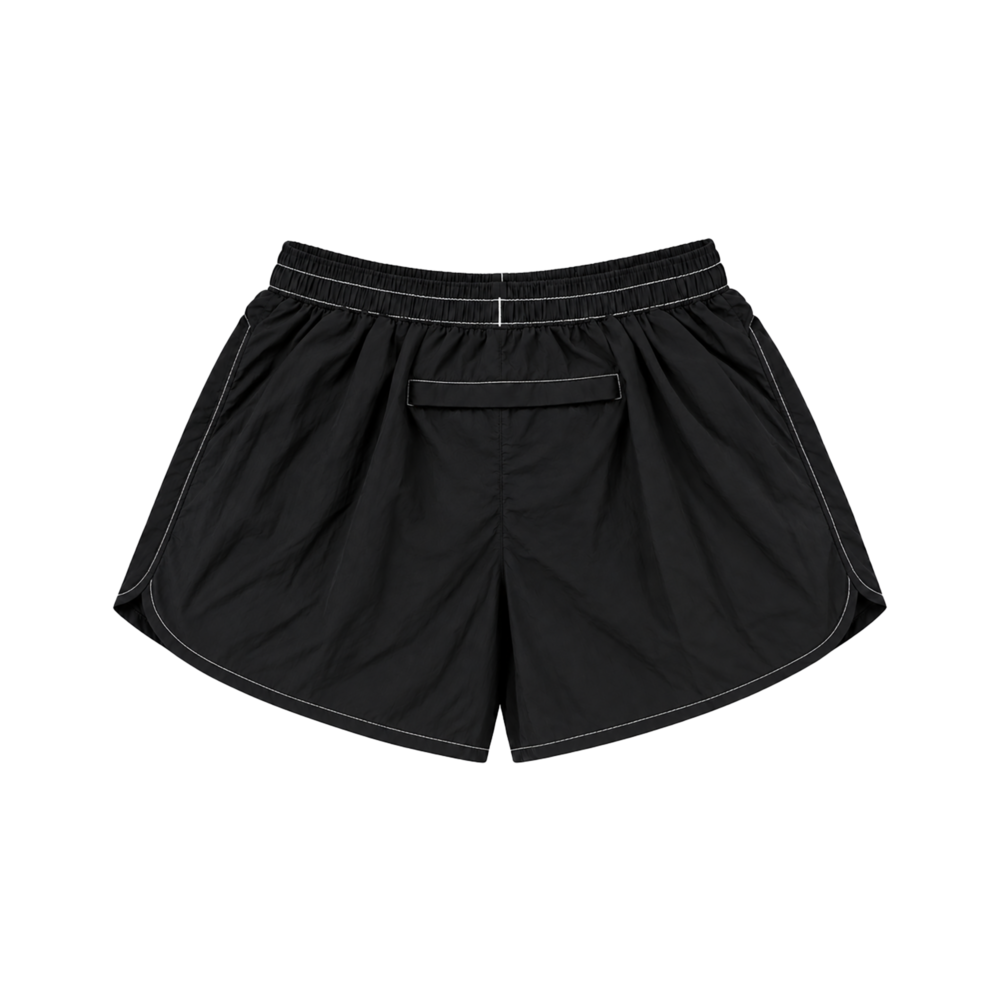 Alternative view of Poleyrum Panther Running Shorts Single Layer - Black