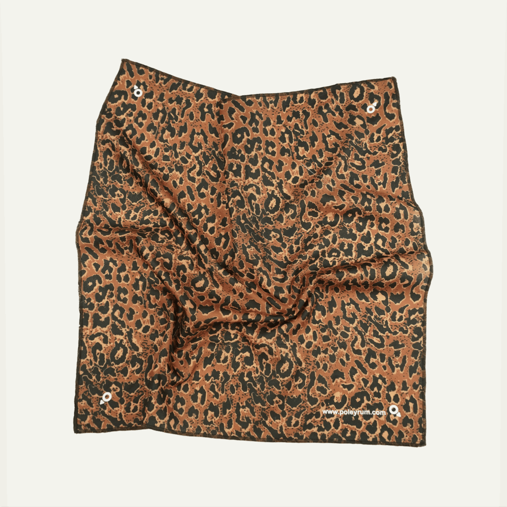 Alternative view of Poleyrum Savanna Bandana - Running Headband Scarf - Orange