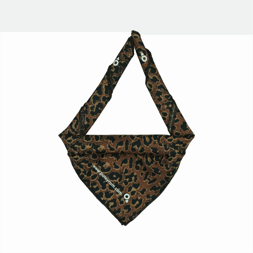 Poleyrum Savanna Bandana - Running Headband Scarf - Orange - Image 3